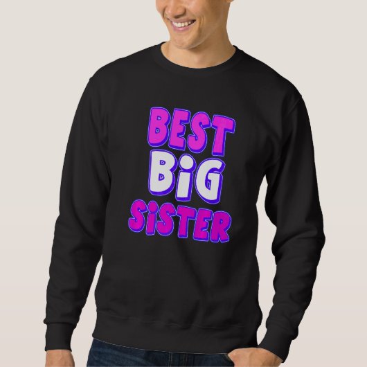 Beste Big Sister Trui (Voorkant)