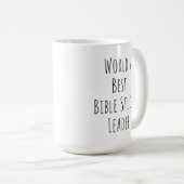 Beste Bijbelstudieleider ter wereld Koffiemok (Voorkant rechts)