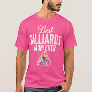 Beste biljart moeder ooit zwembad biljart moeder t-shirt