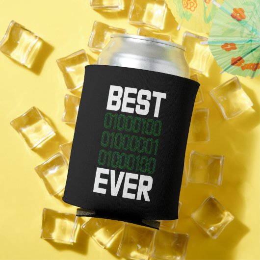 Beste binaire papa ooit Tech-coder drink Blikjeskoeler (Insitu Zomer)