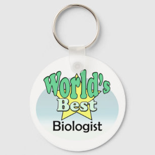 Beste bioloog ter wereld sleutelhanger