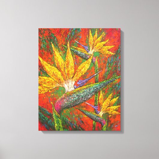 Beste Bird of Paradise Wall Art Print Bloemen (Voorkant)