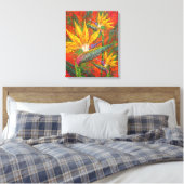 Beste Bird of Paradise Wall Art Print Bloemen (Insitu (Slaapkamer))