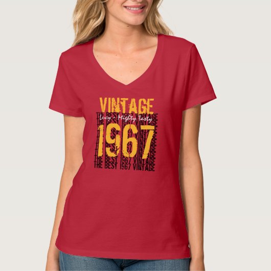 Beste Birthday Gift van het  T-shirt van 1967 (Voorkant)