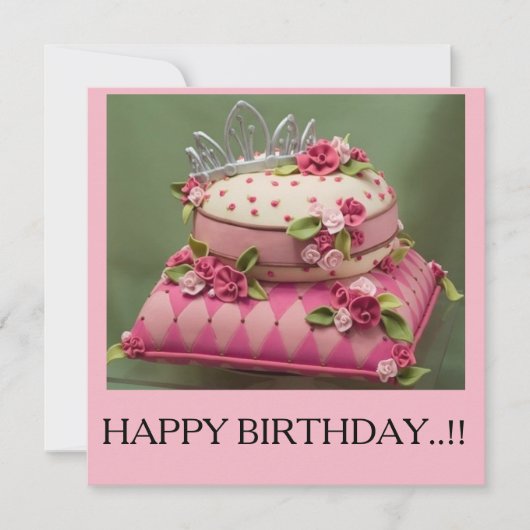 BESTE BIRTHDAY-KAART KAART (Voorkant)