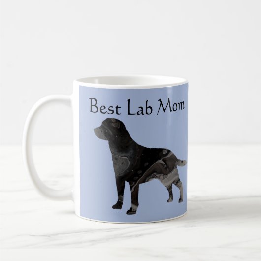 Beste Black Lab Mom Coffee Mok Pas Labrador aan (Links)