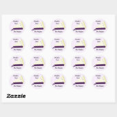 Beste Blauwe-bessentaartmaker ter Wereld Ronde Sticker (Vel)