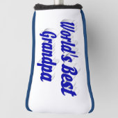 Beste blauwe opa-tekst golfheadcover (Draai 90)