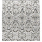 Beste Bloemen Witte Douche Gordijn Stijl 2 (Voorkant)