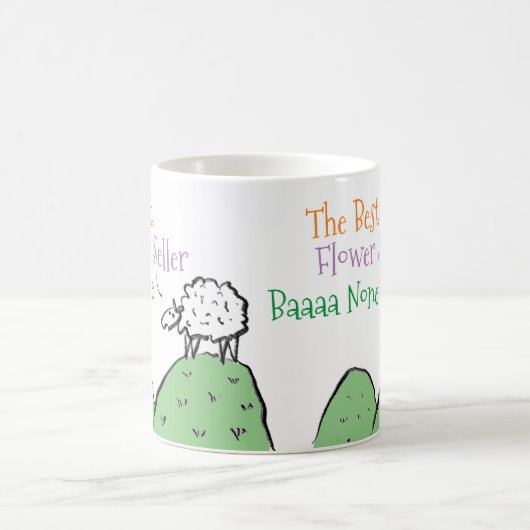 Beste bloemist of bloemenverkoper koffie Mok (Center)