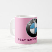 Beste BMW driver mok cadeau girly mok (Voorkant links)