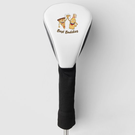 Beste Boeddies Pizza en Beer Golfheadcover (Voorkant)