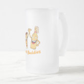 Beste Boeddies Pizza en Beer Matglas Bierpul (Voorkant rechts)