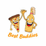 Beste Boeddies Pizza en Beer Staand Fotobeeldje<br><div class="desc">Beste Boeddies Pizza en Beer</div>