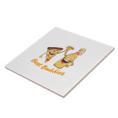 Beste Boeddies Pizza en Beer Tegeltje (Zijkant)