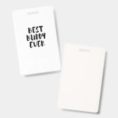 beste boeddy badge (Voor- en achterkant)