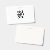 beste boeddy badge (Front & Back)