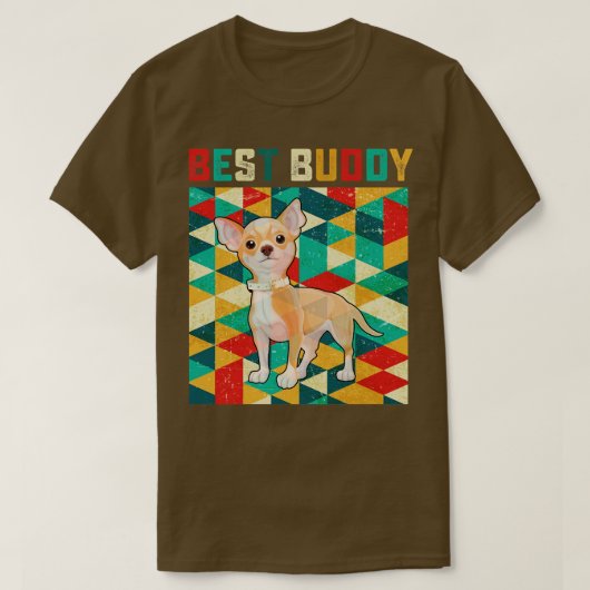 Beste Boeddy Chihuahua T-shirt (Design voorkant)