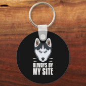 Beste boeddy, Husky Sleutelhanger (Voorkant)