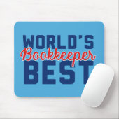 Beste boekhouder ter wereld muismat (Met muis)