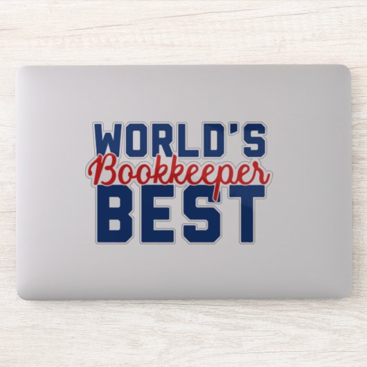 Beste boekhouder ter wereld sticker (Computer)