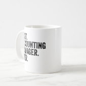 Beste. Boekhoudmanager. Ooit. Koffiemok (Voorkant links)