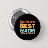 Beste boer, ik bedoel vader ronde button 5,7 cm (Voorkant /achterkant)