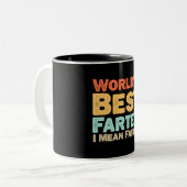 Beste boer, ik bedoel vader tweekleurige koffiemok (Voorkant links)