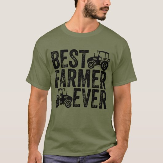Beste boer ooit - Boerenliefhebbers T-shirt (Voorkant)