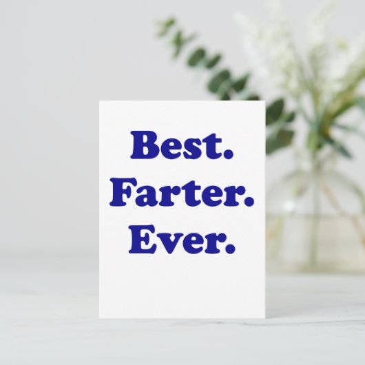 Beste boer ooit briefkaart (Staand voorkant)