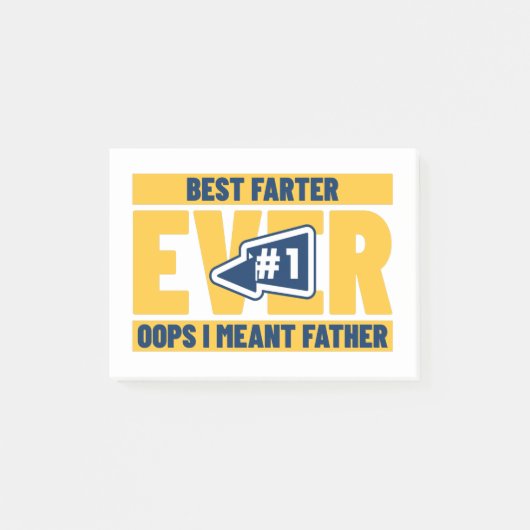 Beste boer ooit, ik bedoel vader post-it® notes (Voorkant)