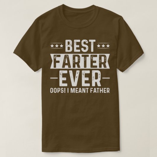 Beste boer ooit, ik bedoel vader t-shirt (Design voorkant)