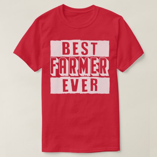 Beste boer ooit t-shirt (Design voorkant)
