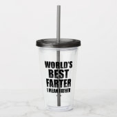 Beste boer ter wereld, bedoel ik vader acryl drinkbeker (Voorkant)
