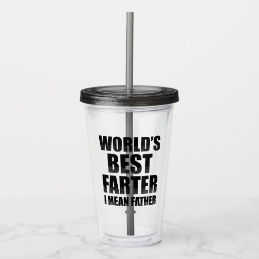 Beste boer ter wereld, bedoel ik vader acryl drinkbeker (Voorkant)