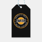 Beste boer ter wereld, bedoel ik vader cadeaulabel (Voorkant)