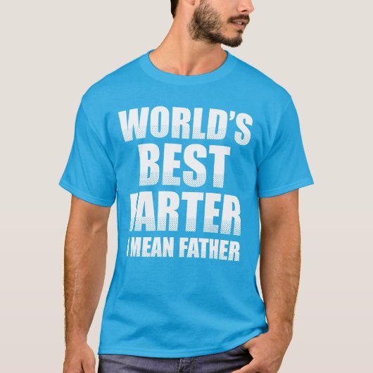 Beste boer ter wereld, bedoel ik vader t-shirt (Voorkant)
