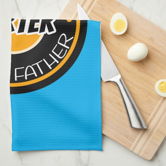 Beste boer ter wereld, bedoel ik vader theedoek (Quarter Fold)