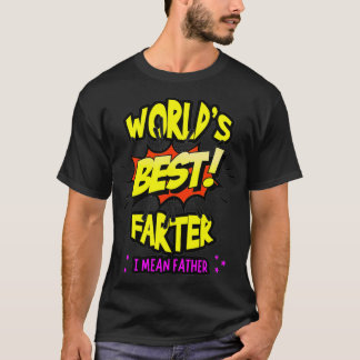 Beste boer ter wereld, ik bedoel vaderdag, komisch t-shirt