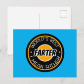Beste Boerenkeutel Ter Wereld Ik bedoel Vader Briefkaart (Voorkant / Achterkant)