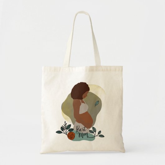 Beste Boho aanstaande moeder Moederdag Tote Bag (Voorkant)