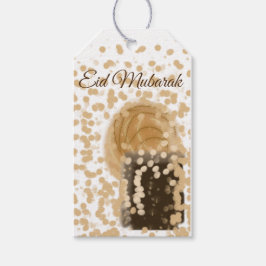 Beste Boho chique gouden elegante Happy Eid Mubara Cadeaulabel