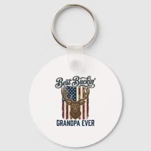 Beste Bok Grandpa Ooit Eland Jacht Shirt Ontwerp Sleutelhanger