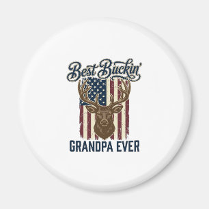 Beste Bok Grandpa Ooit Hertenjagen Shirt Ontwerp Magneet