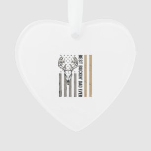 Beste Bokken Dad Hertenjagen Vintage Shirt Ontwerp Ornament