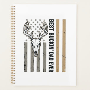 Beste Bokken Dad Hertenjagen Vintage Shirt Ontwerp Planner