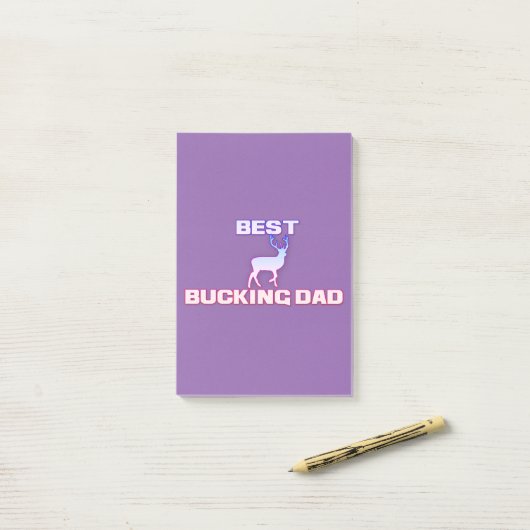 Beste bokkende vader post-it® notes (Op bureau)