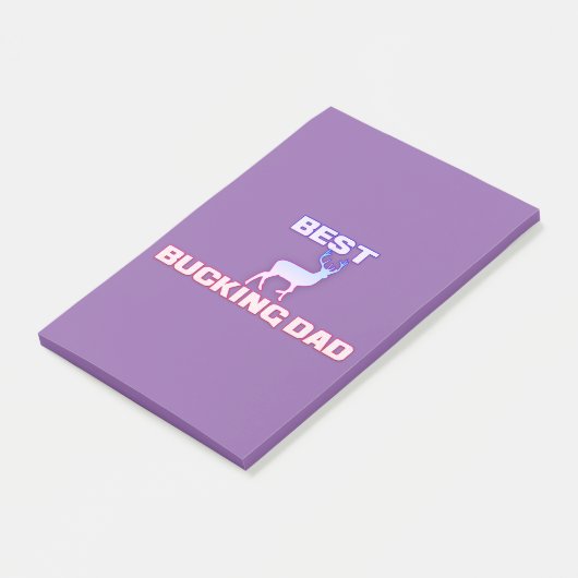 Beste bokkende vader post-it® notes (Schuin)