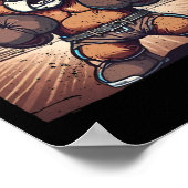 Beste Boksen Kunst voor Kinderen Mannen Vrouwen Ha Poster (Hoek)