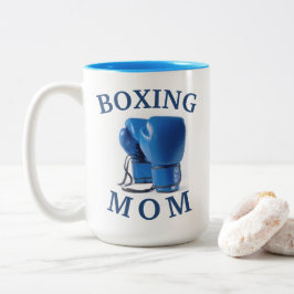 Beste "BOKSEN MAM" ooit! Moederdag Tweekleurige Koffiemok